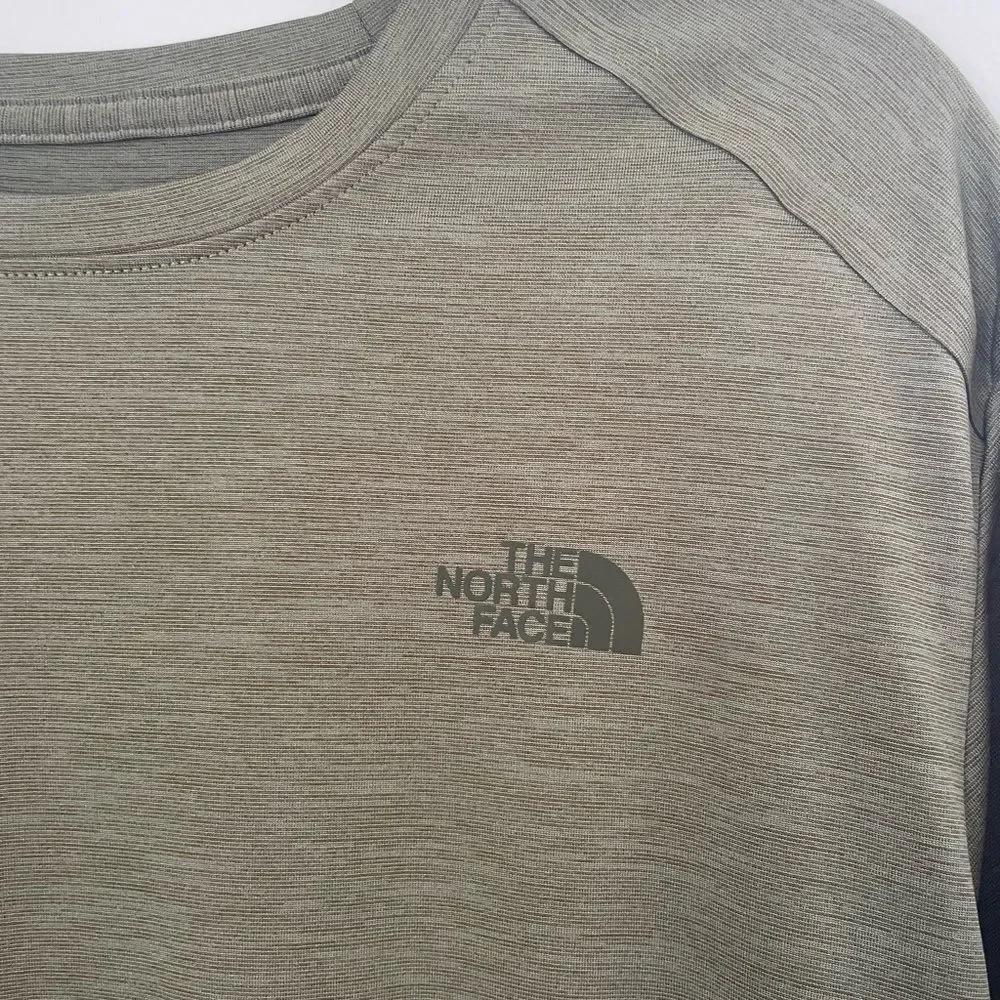 The North Face Shirt Men Green Flash Dry Performance Wicking Short Sleeve Large